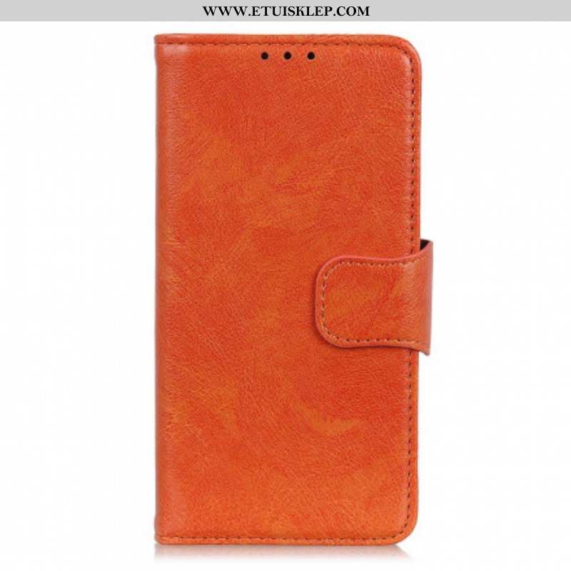 Etui Folio do Xiaomi Redmi Note 10 5G Dwoina Skóry Nappa